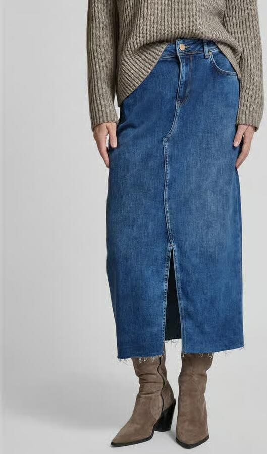 RAFFAELLO ROSSI Jeansrok met loopsplit model 'LINDY' - Foto 3
