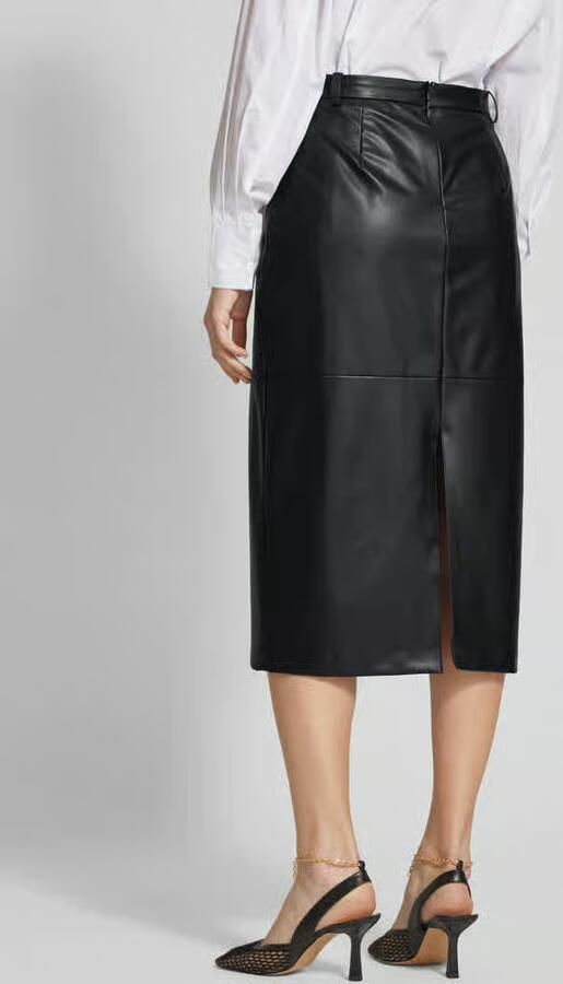 RAFFAELLO ROSSI Midirok in leerlook model 'MIEKO' - Foto 3