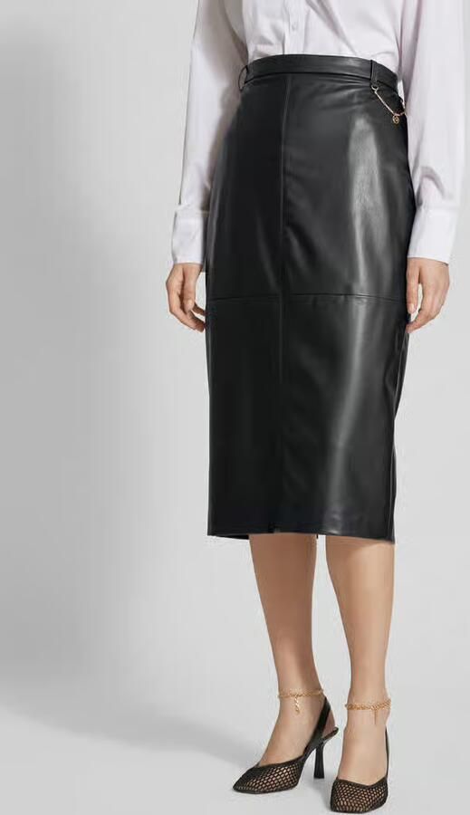 RAFFAELLO ROSSI Midirok in leerlook model 'MIEKO' - Foto 2
