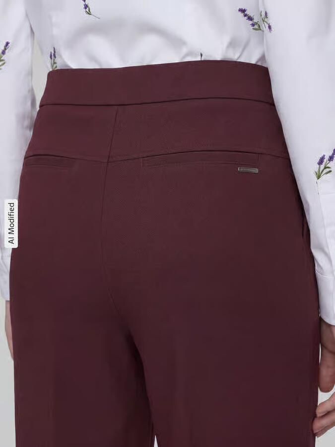 RAFFAELLO ROSSI Regular fit barrel leg broek met labeldetail model 'PHIBI'
