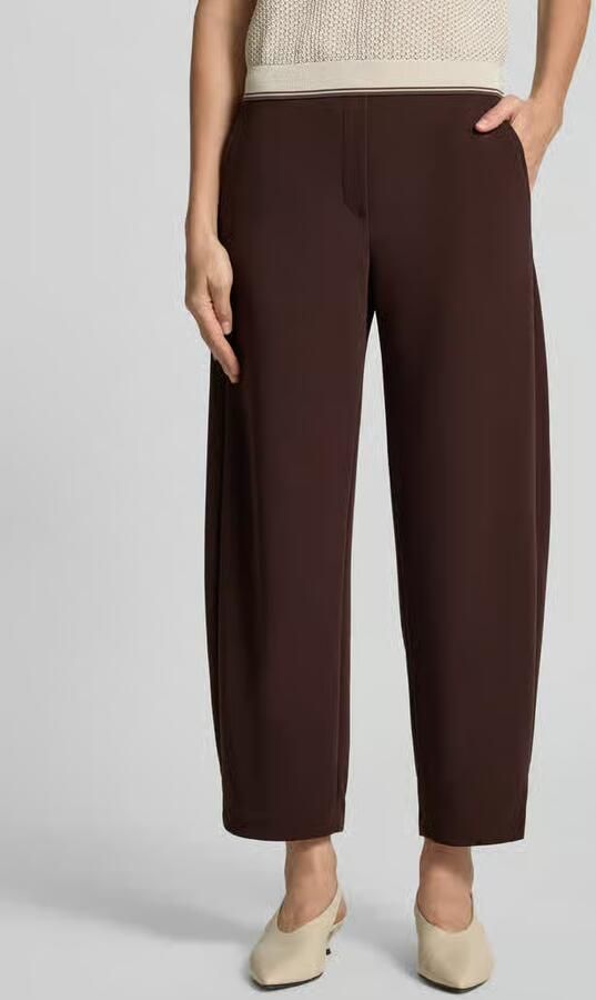 RAFFAELLO ROSSI Regular fit barrel leg broek met labeldetail model 'PHIBI' - Foto 3