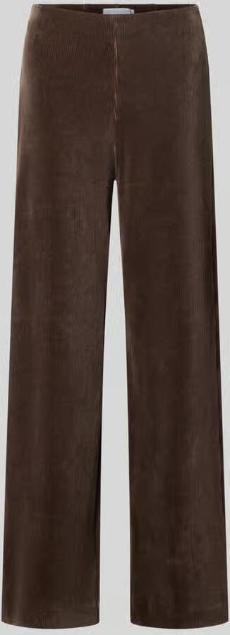 RAFFAELLO ROSSI Regular fit corduroy broek van katoenmix model 'ELAINE'