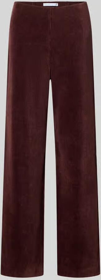 RAFFAELLO ROSSI Regular fit corduroy broek van katoenmix model 'ELAINE'