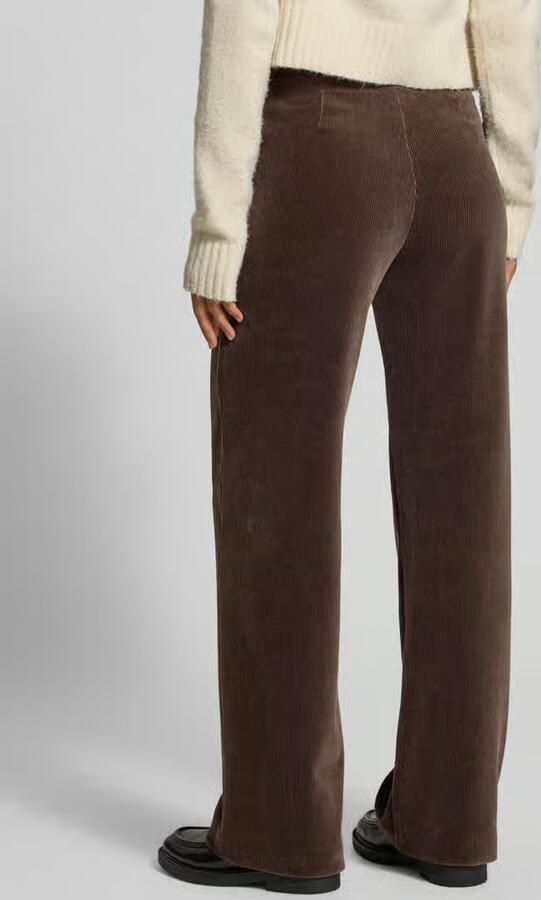 RAFFAELLO ROSSI Regular fit corduroy broek van katoenmix model 'ELAINE' - Foto 3