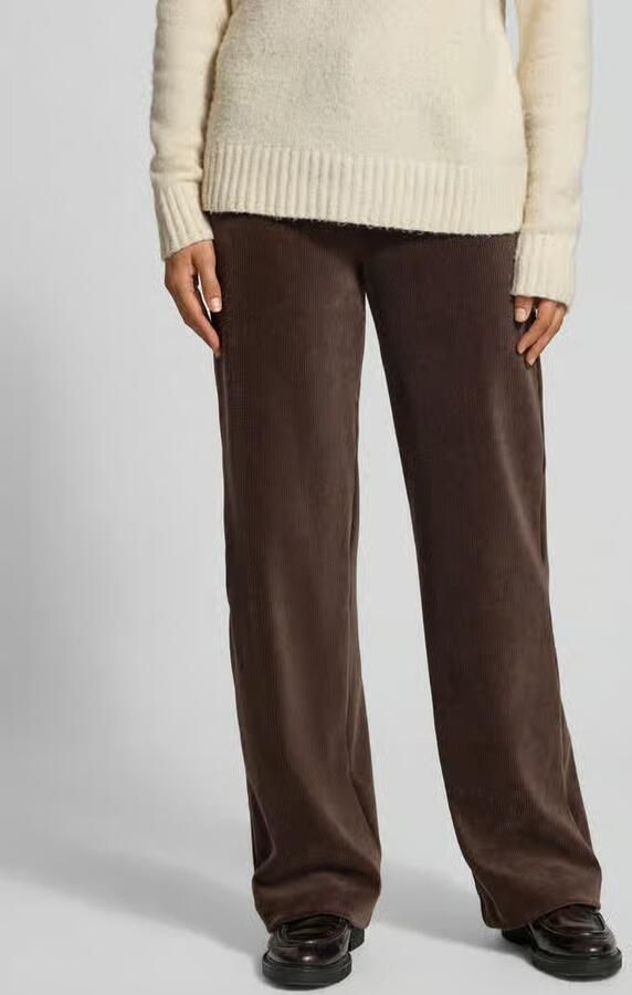 RAFFAELLO ROSSI Regular fit corduroy broek van katoenmix model 'ELAINE' - Foto 2