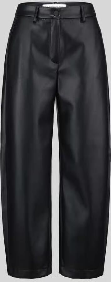 RAFFAELLO ROSSI Regular fit leer- kunstleren broek met labeldetail model 'PHIBI' - Foto 4