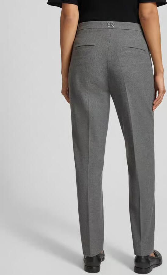RAFFAELLO ROSSI Regular fit stoffen broek met persplooien model 'DORO'