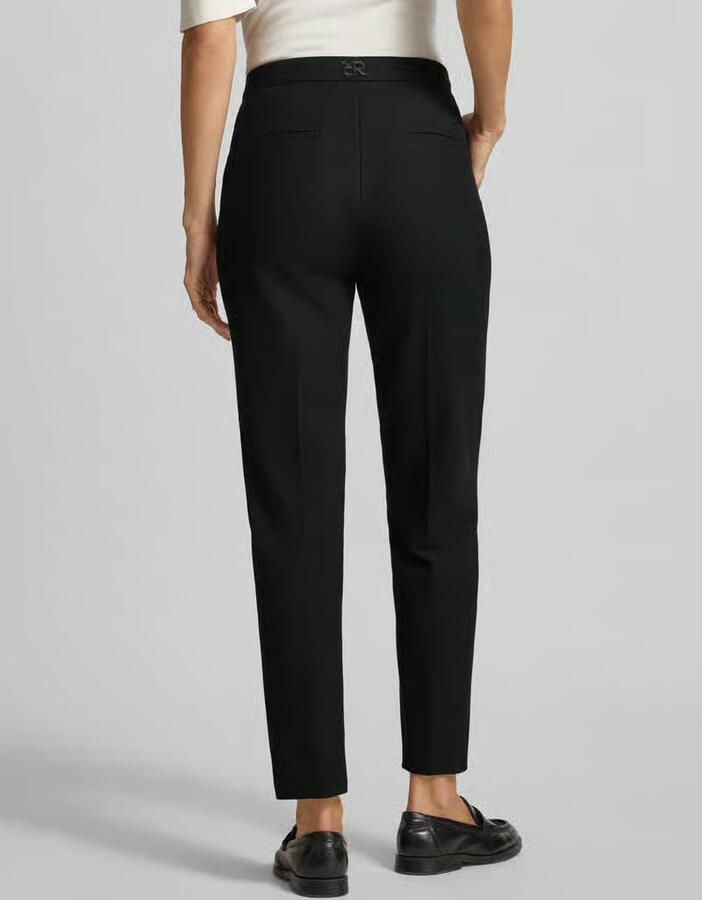 RAFFAELLO ROSSI Regular fit stoffen broek met persplooien model 'DORO'