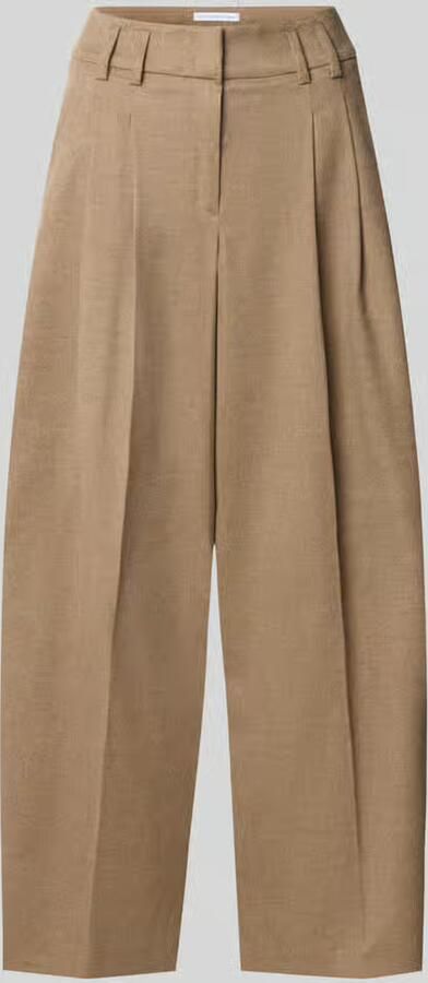 RAFFAELLO ROSSI regular fit wijdte broek met mix van viscose en wol model 'MAYLA'