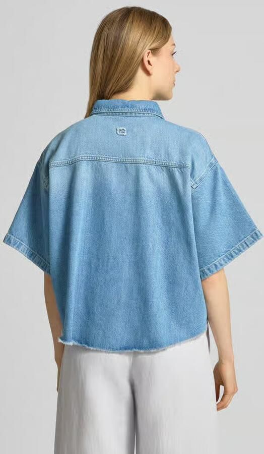 RAFFAELLO ROSSI relaxed fit overhemdblouse met lyocell model 'Zuri'
