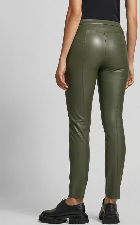 RAFFAELLO ROSSI Skinny fit broek in leerlook model 'RESA' - Foto 2