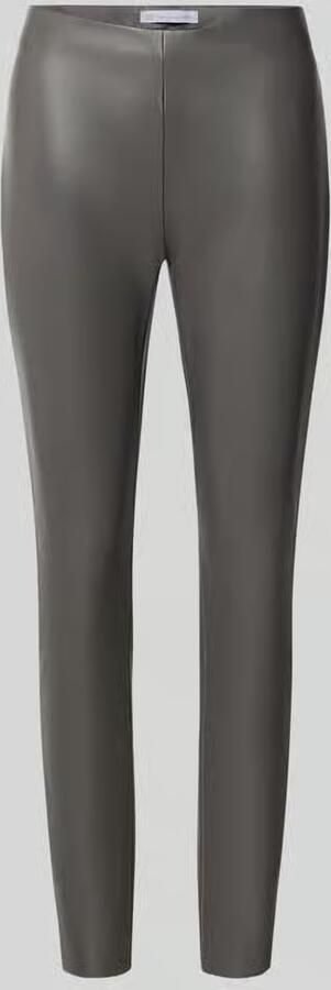 RAFFAELLO ROSSI Skinny fit kunstleren broek met elastische band model 'RESA' - Foto 4