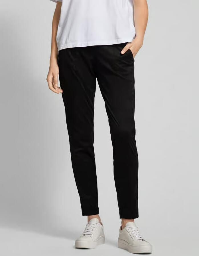 RAFFAELLO ROSSI Slim fit broek in wildleerlook model 'CANDICE' - Foto 2