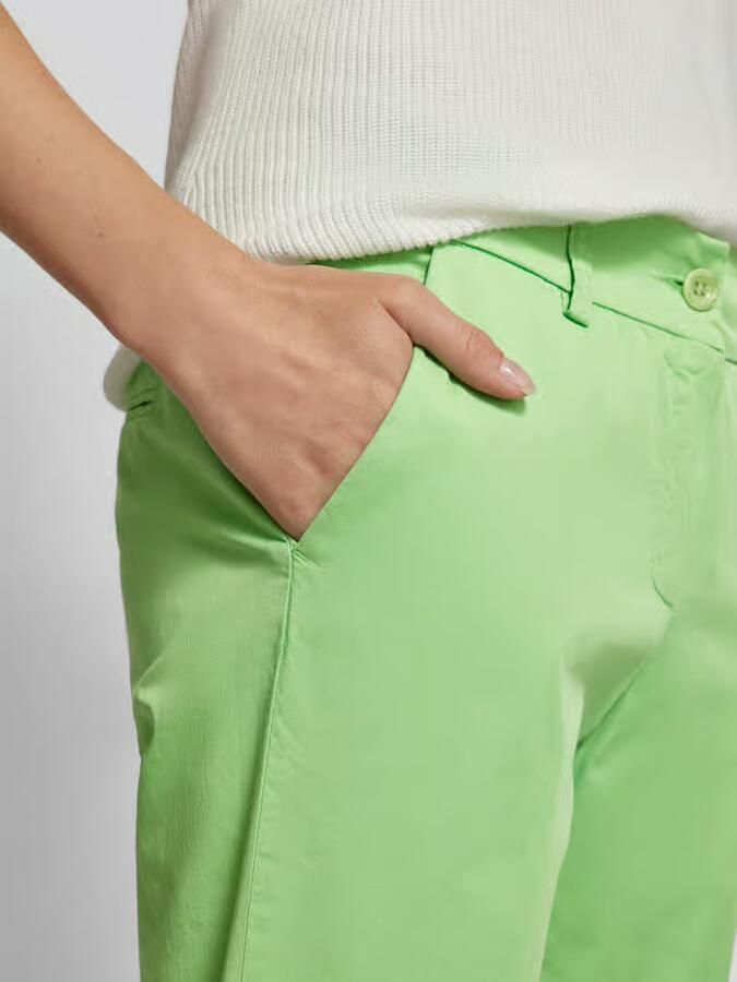 RAFFAELLO ROSSI Slim fit chino met verkort model 'DORA'