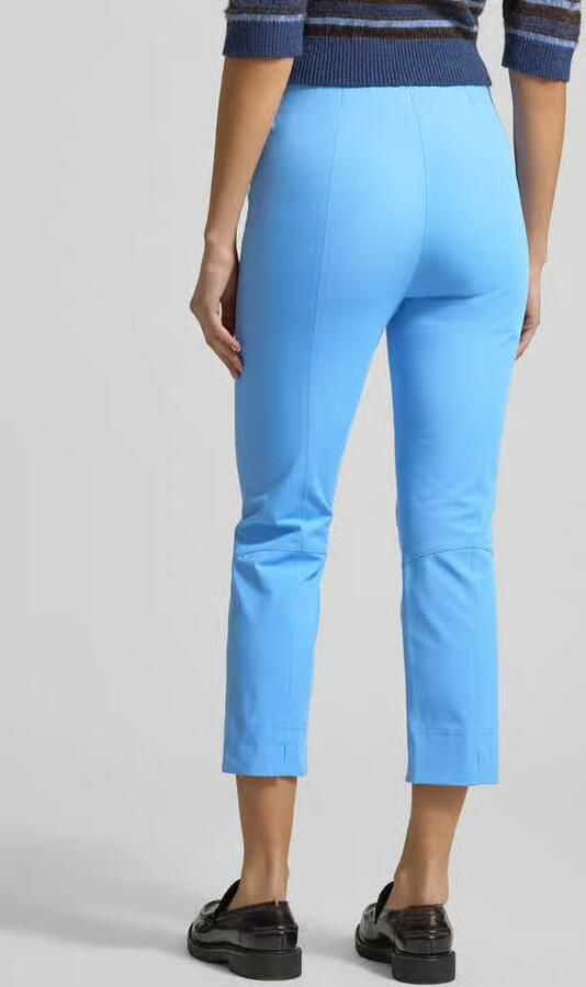 RAFFAELLO ROSSI Slim fit comfortbroek in 7 8-design - Foto 3