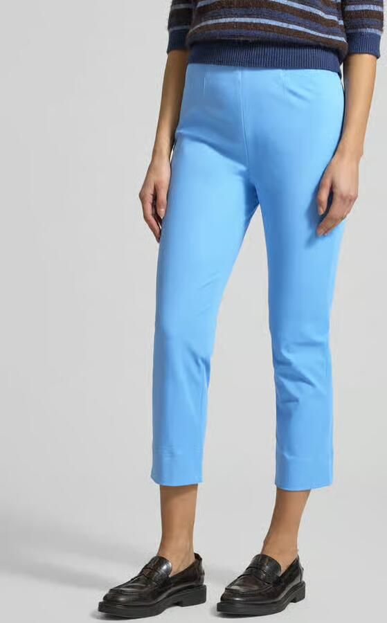 RAFFAELLO ROSSI Slim fit comfortbroek in 7 8-design - Foto 2