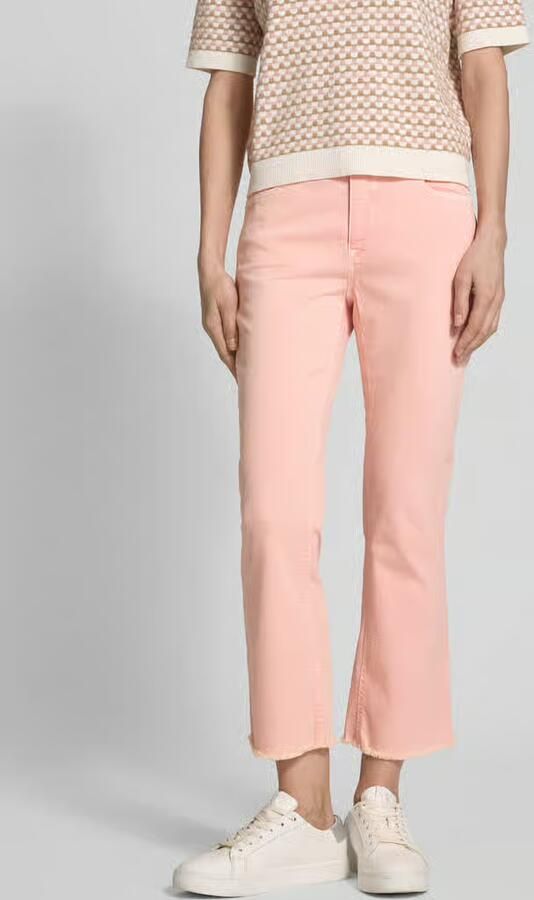 RAFFAELLO ROSSI Regular fit jeans met franjes - Foto 2