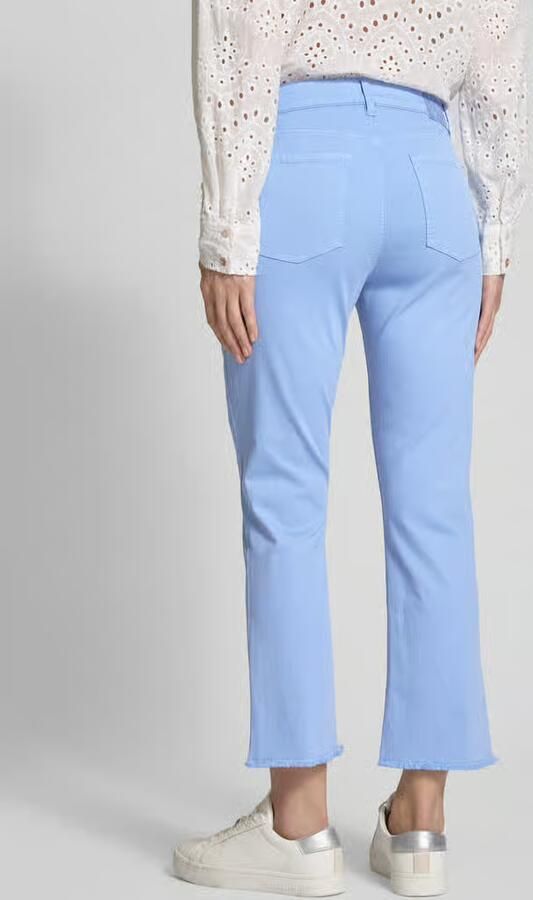 RAFFAELLO ROSSI Regular fit jeans met franjes