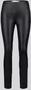 RAFFAELLO ROSSI Slim fit kunstleren broek van viscosemix model 'RESA' - Foto 2