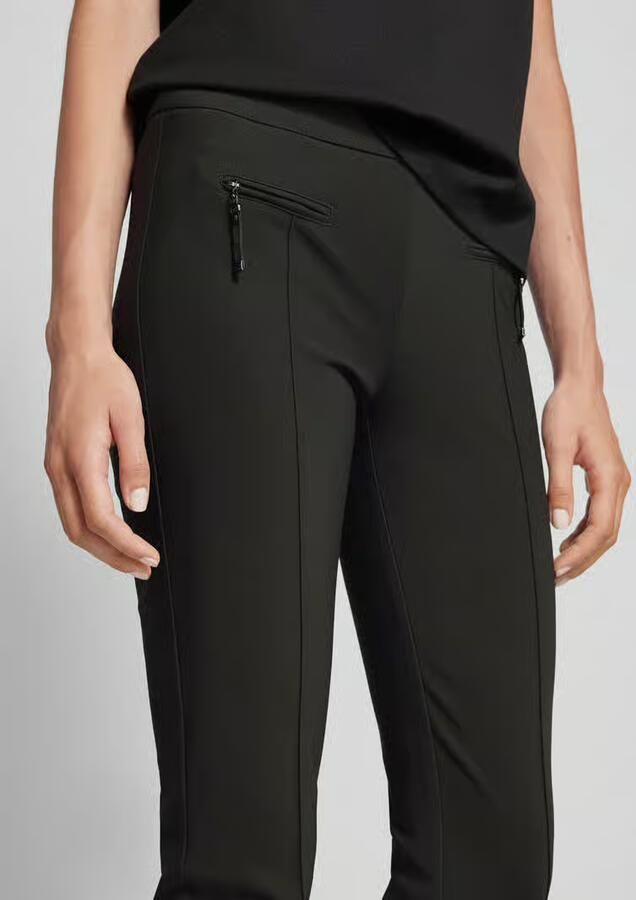 RAFFAELLO ROSSI Slim fit stoffen broek met ritszakken model 'Otti'