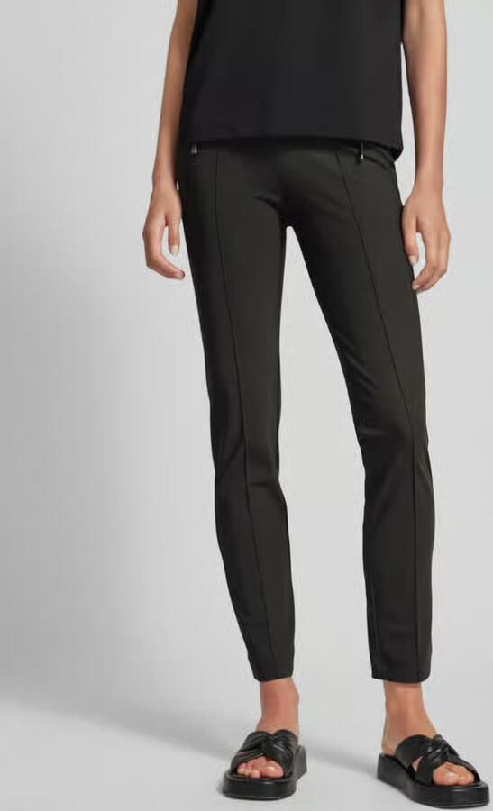 RAFFAELLO ROSSI Slim fit stoffen broek met ritszakken model 'Otti' - Foto 3