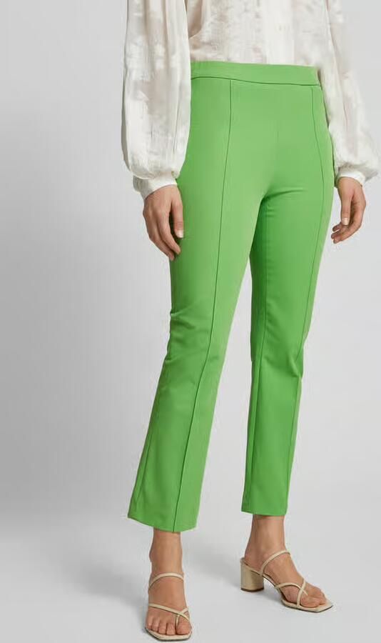 RAFFAELLO ROSSI Slim fit stoffen broek met vaste persplooien model 'MACY' - Foto 3
