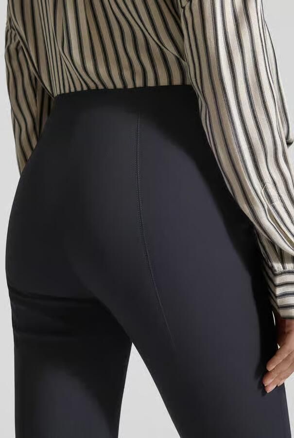 RAFFAELLO ROSSI High-Waist Slim Fit Elastische Taille Broek Black Dames - Foto 2