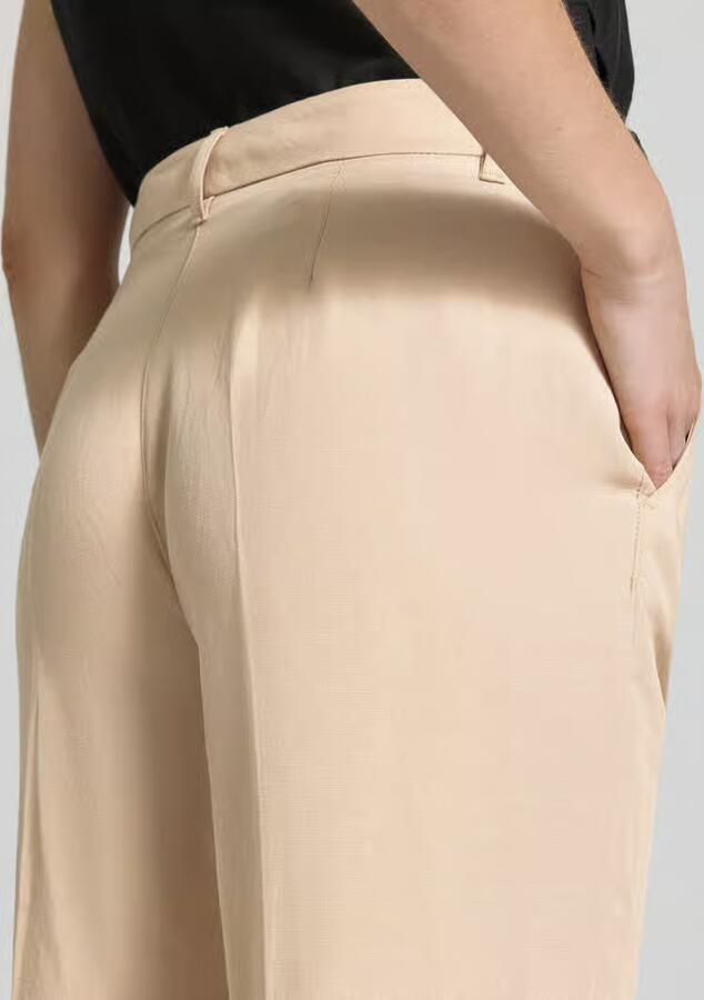 RAFFAELLO ROSSI Stoffen broek met persplooien model 'OLESSA'