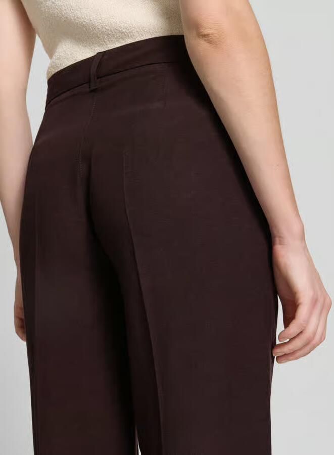 RAFFAELLO ROSSI Stoffen broek met persplooien model 'OLESSA'