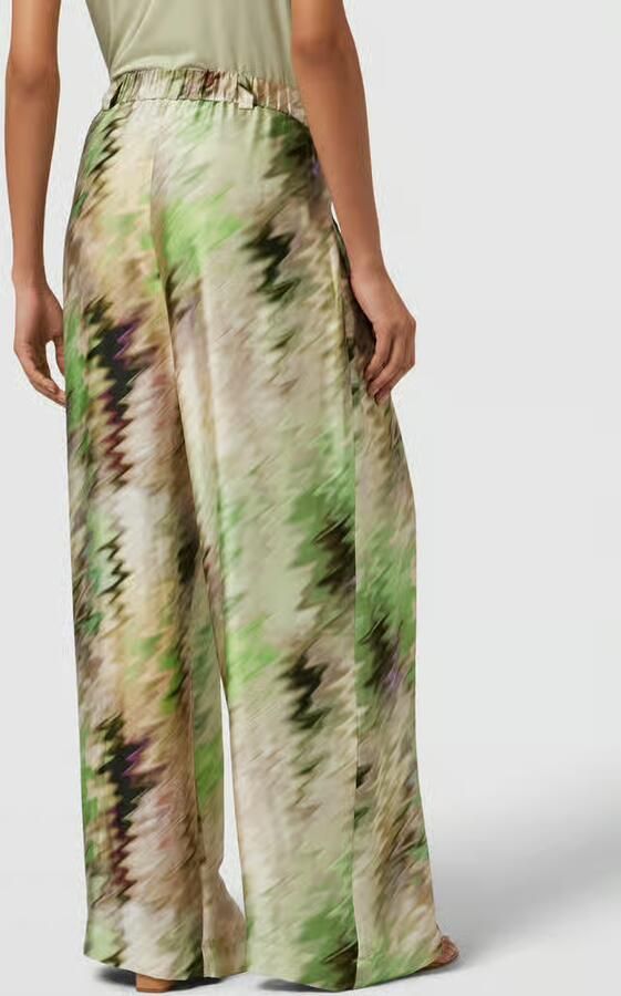 RAFFAELLO ROSSI Stoffen broek van viscose met all-over motief - Foto 3