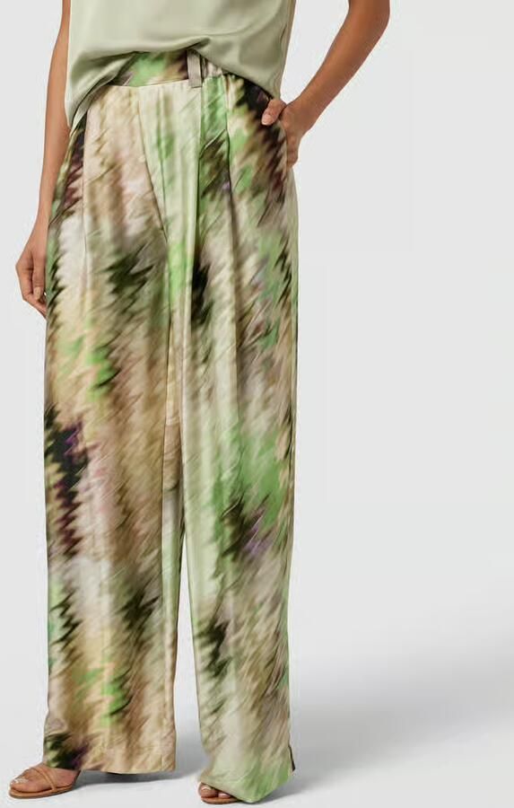 RAFFAELLO ROSSI Stoffen broek van viscose met all-over motief - Foto 2