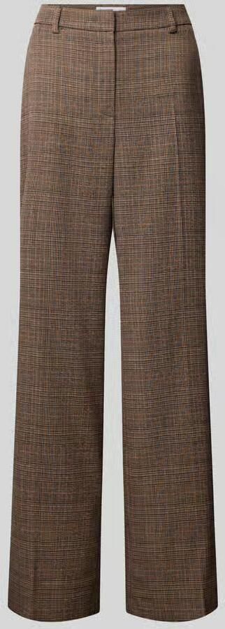 RAFFAELLO ROSSI straight fit chino met all-over motief model 'MILARA'
