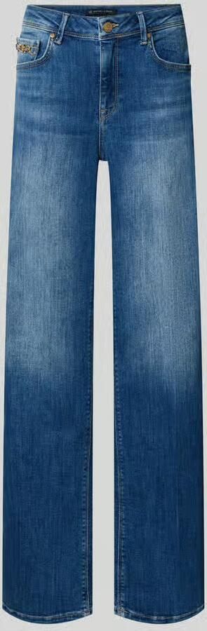 RAFFAELLO ROSSI Straight fit jeans van katoenmix model 'KIRA'