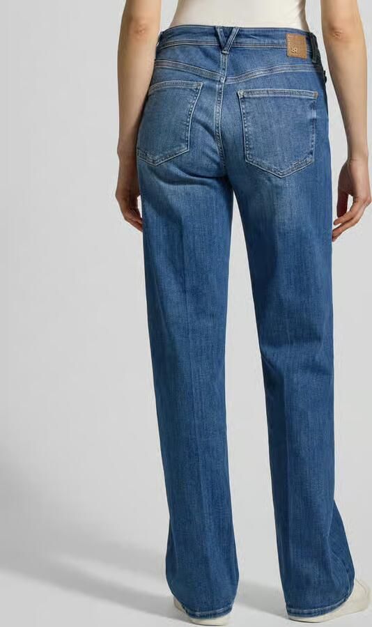 RAFFAELLO ROSSI Straight fit jeans van katoenmix model 'KIRA'