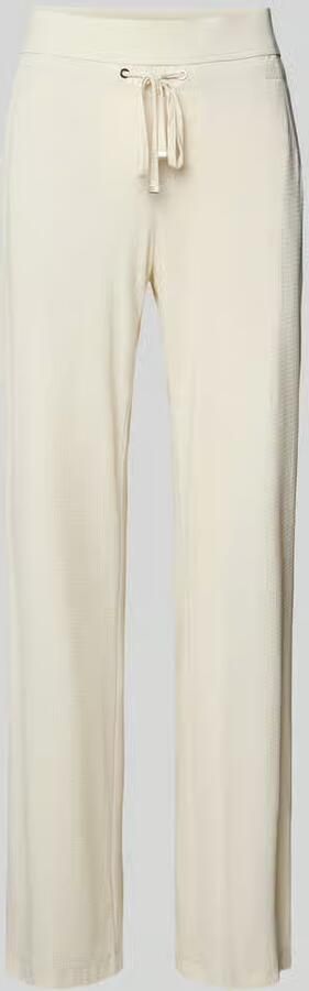 RAFFAELLO ROSSI Straight fit stoffen broek met structuurmotief model 'CANDICE' - Foto 14