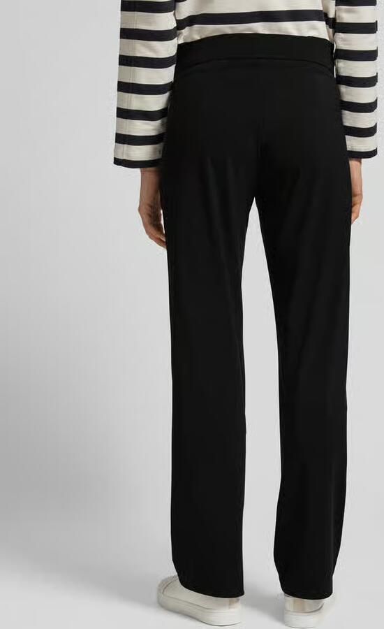 RAFFAELLO ROSSI Straight fit sweatpants met elastische band model 'CANDICE'