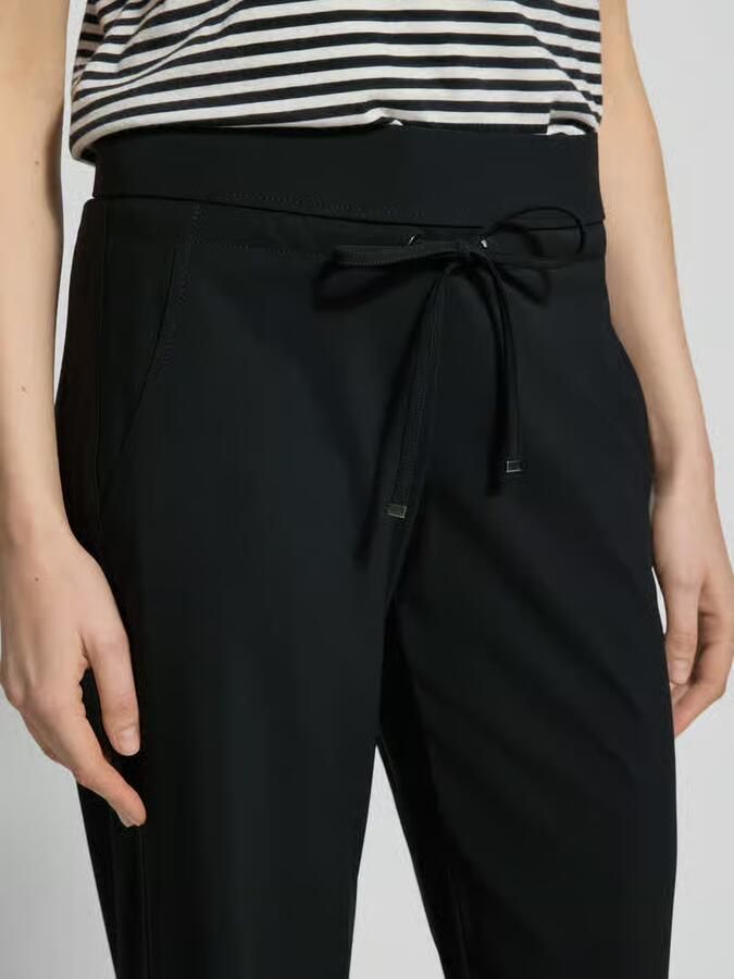 RAFFAELLO ROSSI Straight fit sweatpants met elastische band model 'CANDICE'