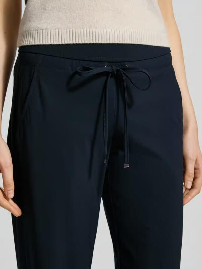 RAFFAELLO ROSSI Straight fit sweatpants met elastische band model 'CANDICE' - Foto 2