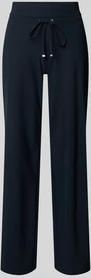 RAFFAELLO ROSSI Straight fit sweatpants met elastische band model 'CANDICE'