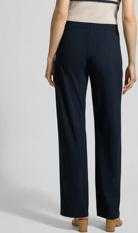 RAFFAELLO ROSSI Straight fit sweatpants met elastische band model 'CANDICE' - Foto 3