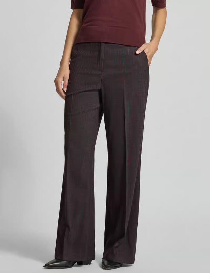 RAFFAELLO ROSSI Straight leg stoffen broek met persplooien model 'ANAIS' - Foto 2