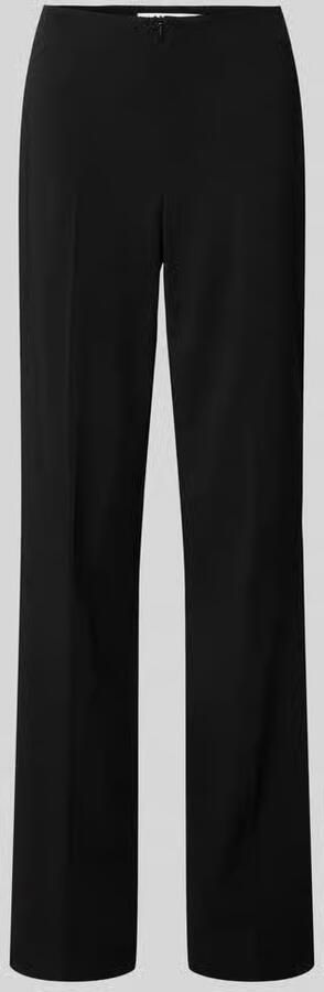 RAFFAELLO ROSSI Straight leg stoffen broek met persplooien model 'BRITTA'