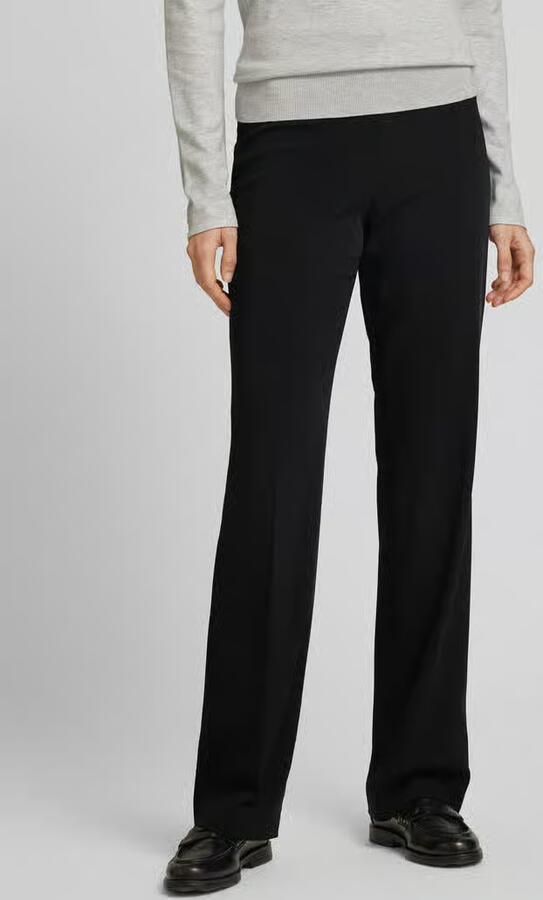 RAFFAELLO ROSSI Straight leg stoffen broek met persplooien model 'BRITTA' - Foto 2