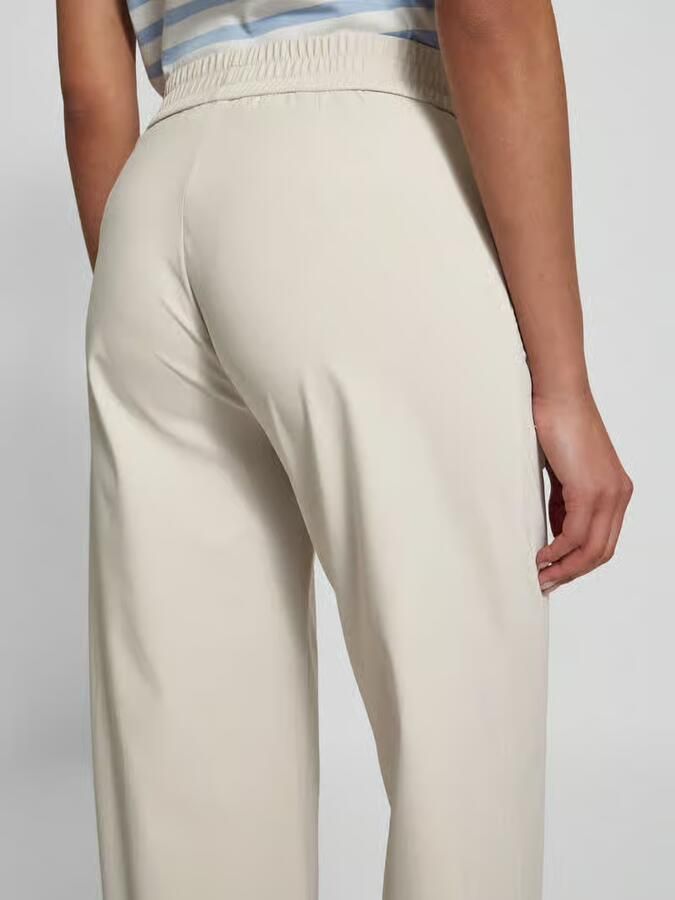 RAFFAELLO ROSSI Straight leg stoffen broek met vaste persplooien model 'COSMEA'
