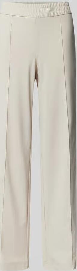 RAFFAELLO ROSSI Straight leg stoffen broek met vaste persplooien model 'COSMEA' - Foto 3