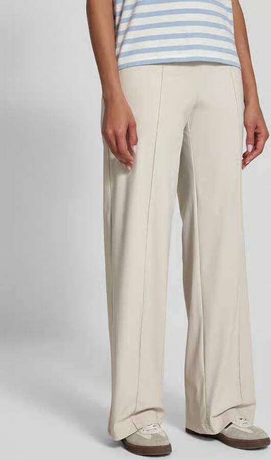 RAFFAELLO ROSSI Straight leg stoffen broek met vaste persplooien model 'COSMEA' - Foto 3