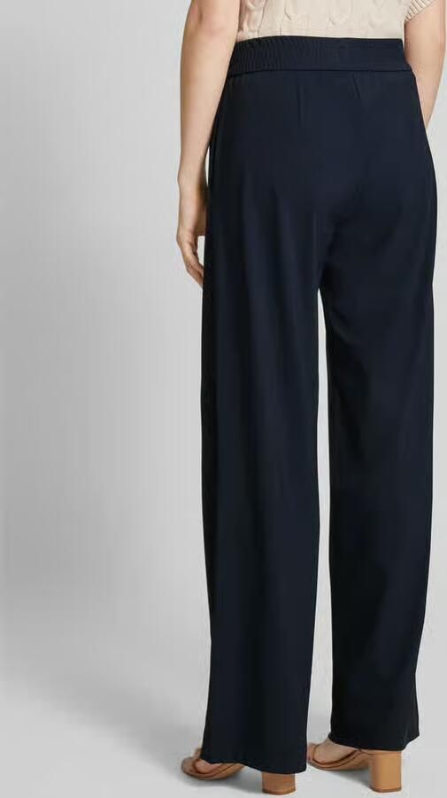 RAFFAELLO ROSSI Straight leg stoffen broek met vaste persplooien model 'COSMEA' - Foto 6