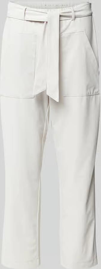 RAFFAELLO ROSSI Straight leg stoffen broek met verkort model 'IRA' - Foto 2