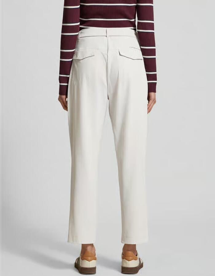 RAFFAELLO ROSSI Straight leg stoffen broek met verkort model 'IRA' - Foto 2