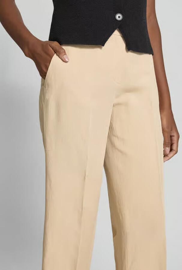 RAFFAELLO ROSSI Straight fit stoffen broek met structuurmotief model 'CANDICE' - Foto 9